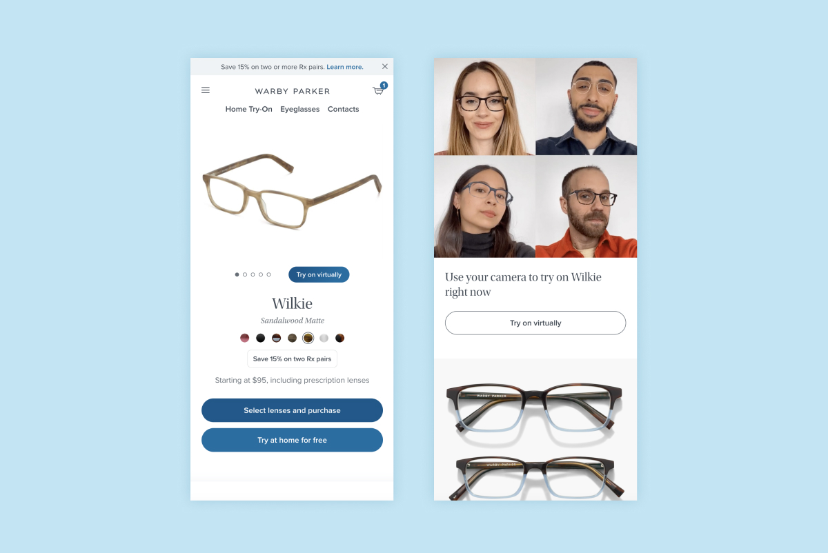 Warby Parker home try-on program best customer experience practice